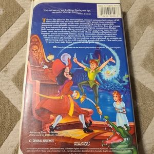 Walt disney black diamond collection Peter pan vhs